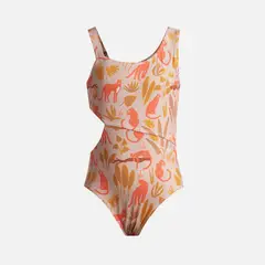 HAKA HONU - Traje de Baño Niña Watazo Rosa