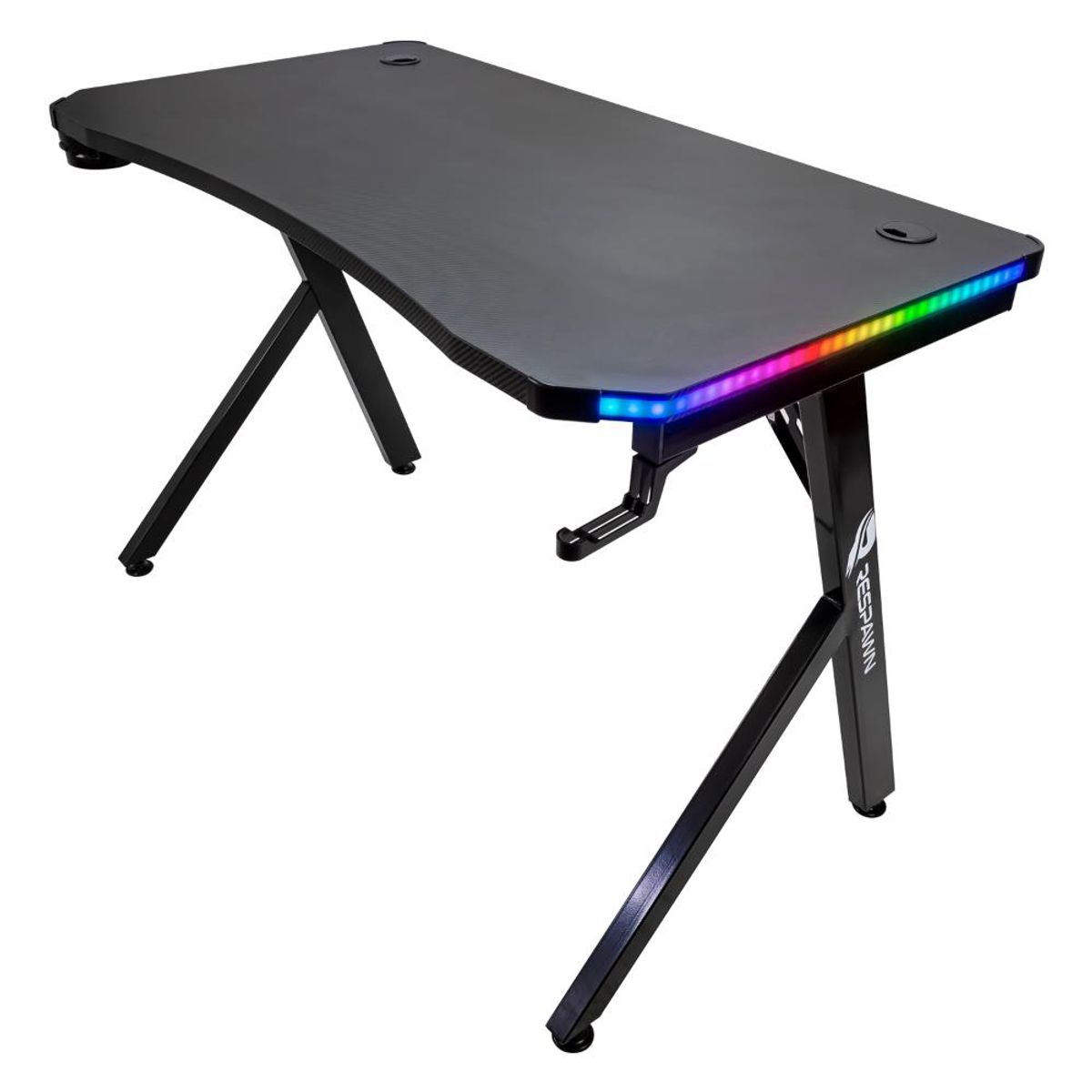 RESPAWN - MESA GAMER RGB CREMOTO MOD GT 500 BK + PAD MOUSE 114