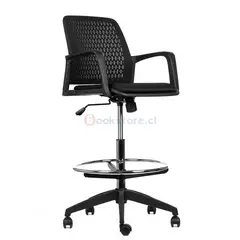 BOOKSTORE - Silla Cajero con Apoyabrazos Yes Negro