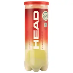 HEAD - Pelotas de Tenis Championship 3B Amarillo