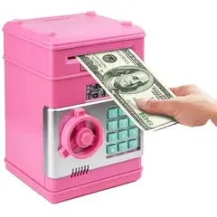 GENERICO - Alcancía Automática Caja Fuerte Para Niños Portátil Password
