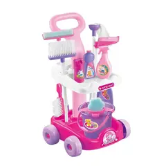 GENERICO - Carro De Aseo Con Accesorios De Limpieza Juguete Para Niños