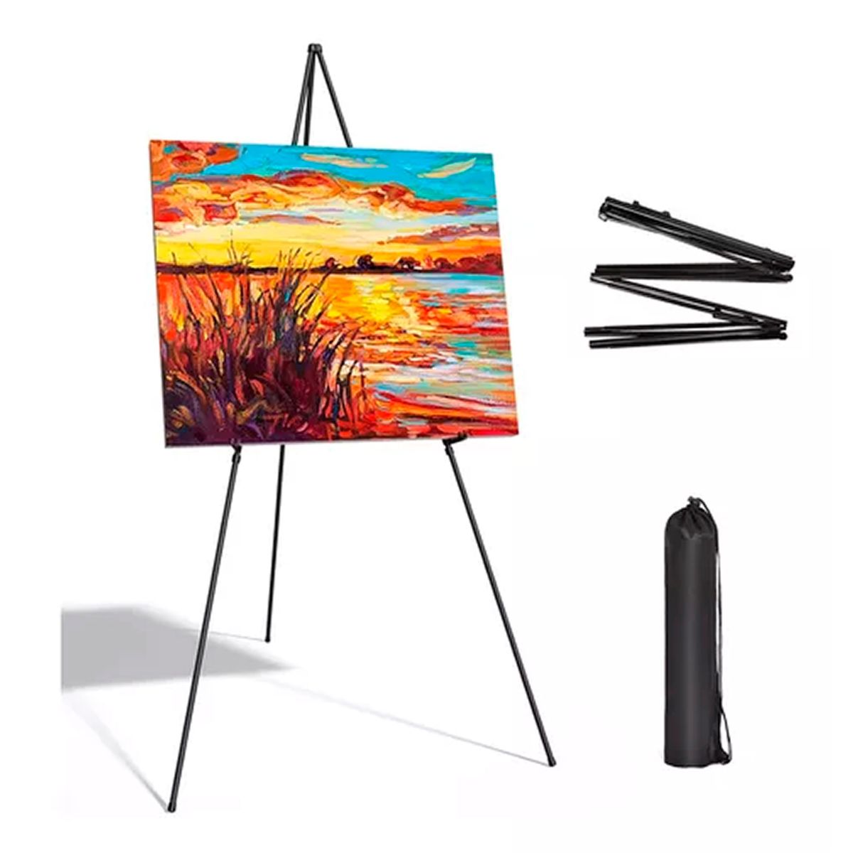 ESHOPANGIE - Caballete Tripode Plegable Portatil Para Carteles Pinturas