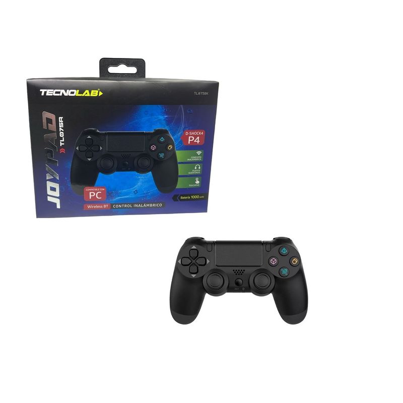 TECNOLAB - JOYSTICK GAMEPAD PS4PC TECNOLAB BT NEGRO