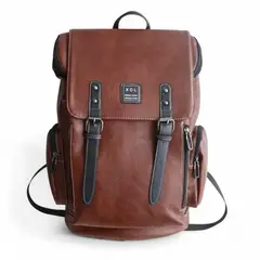 MV MOVAC - Mochila Bolso Elegante de Cuero PU Impermeable de Gran Capacidad