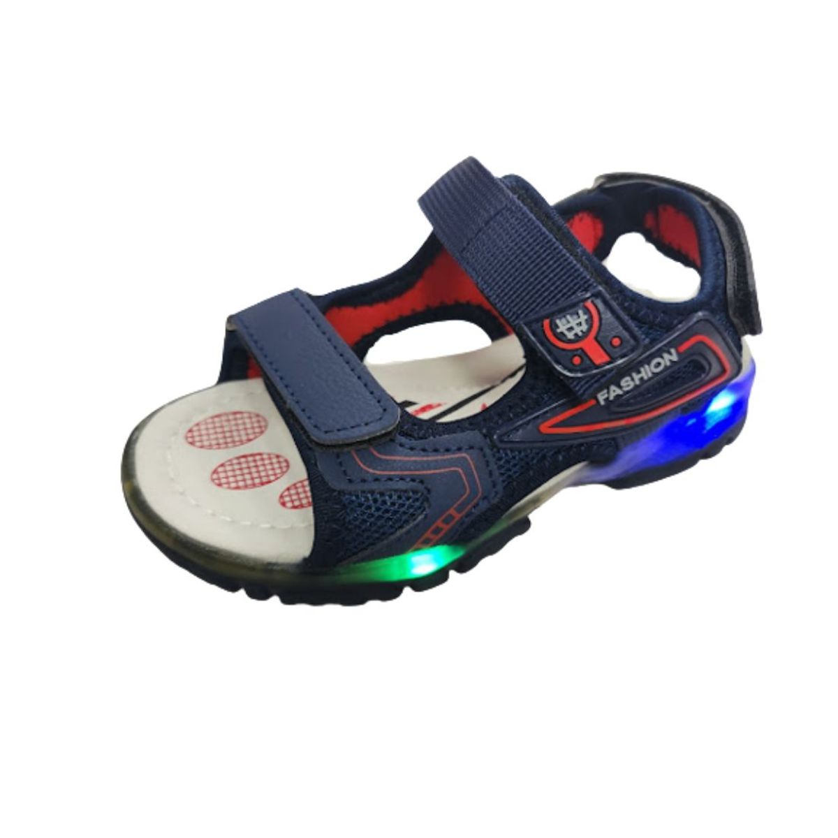 VINNYS OUTLET - Sandalia Niño Luces Azul