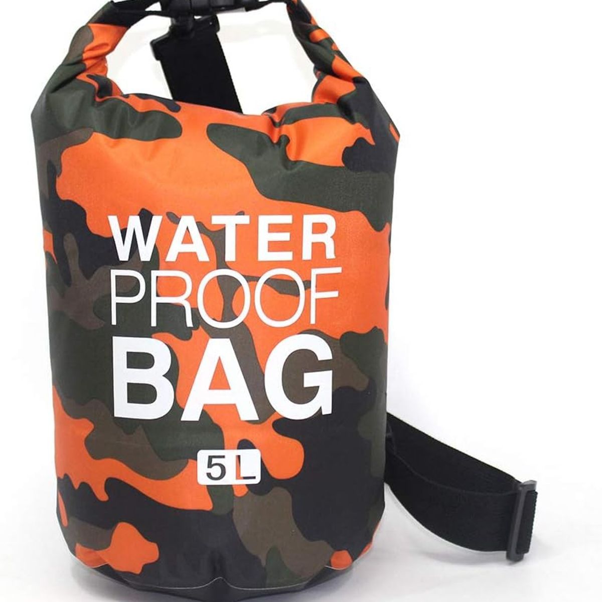 GENERICO - Bolso Seco Impermeable Mochila Camping 5 Litros Naranja