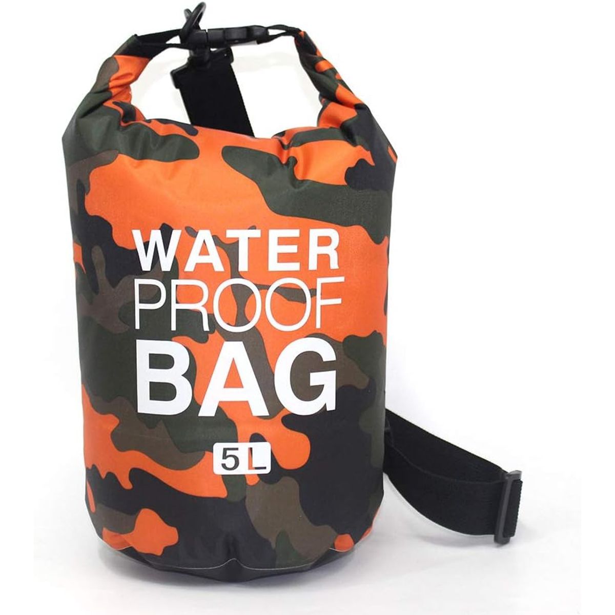 GENERICO - Bolso Seco Impermeable Mochila Camping 5 Litros Naranja