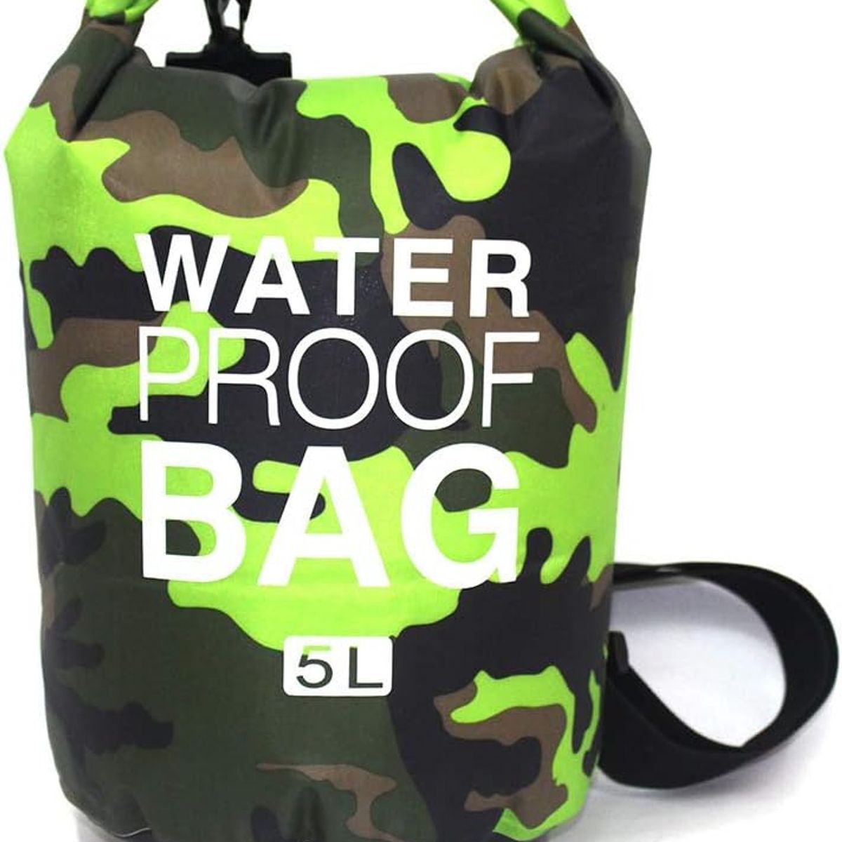 GENERICO - Bolso Seco Impermeable Mochila Camping 5 Litros Verde-Camo