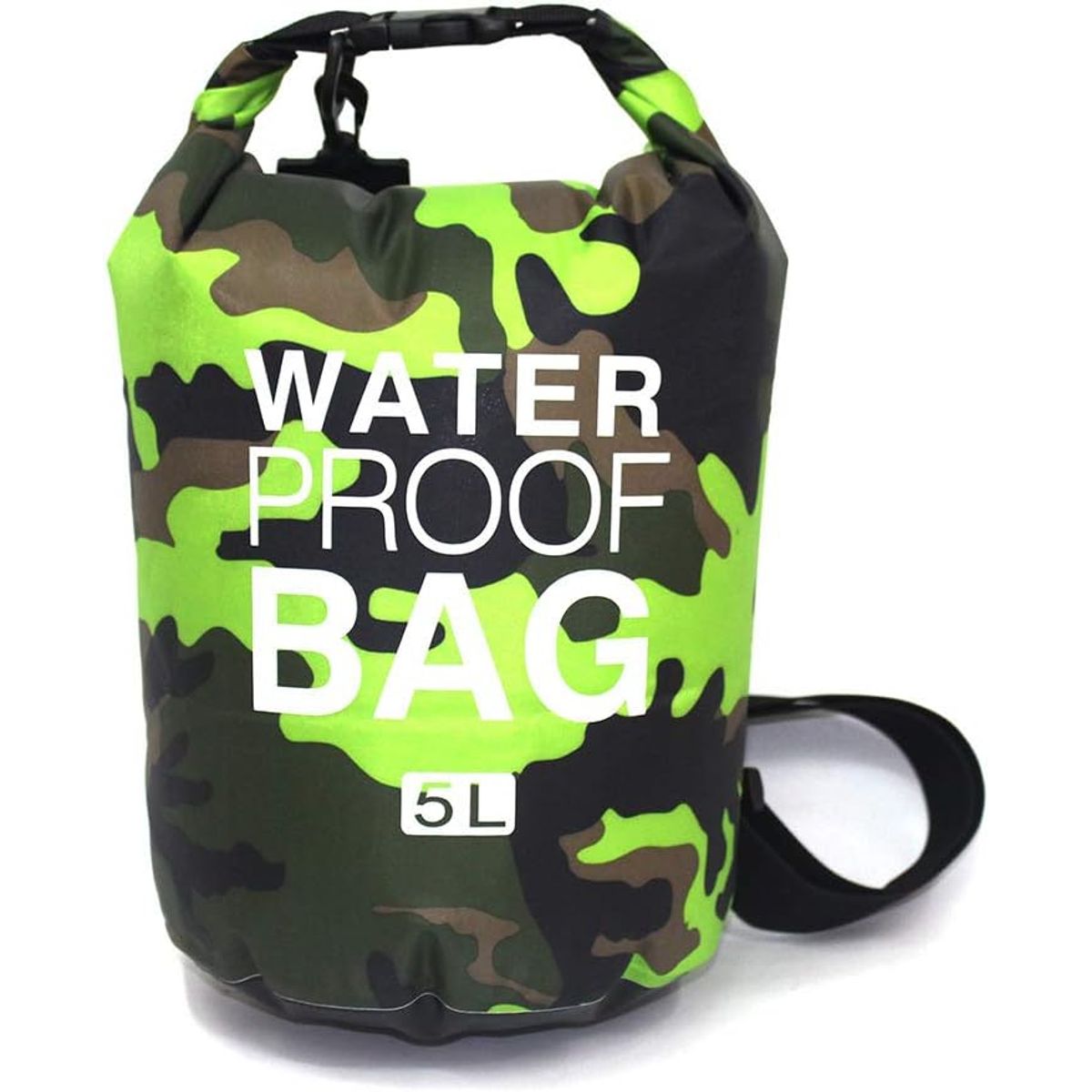 GENERICO - Bolso Seco Impermeable Mochila Camping 5 Litros Verde-Camo