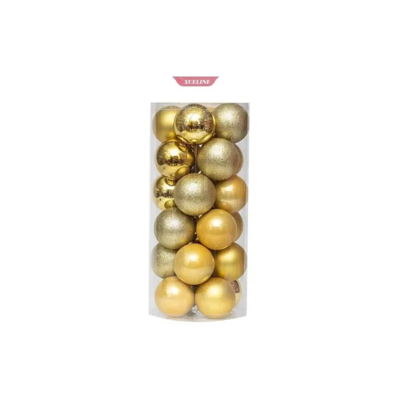 GENERICO - 20 Esferas Navideñas Bambalinas Esferas Navidad Decorar 8 Cm