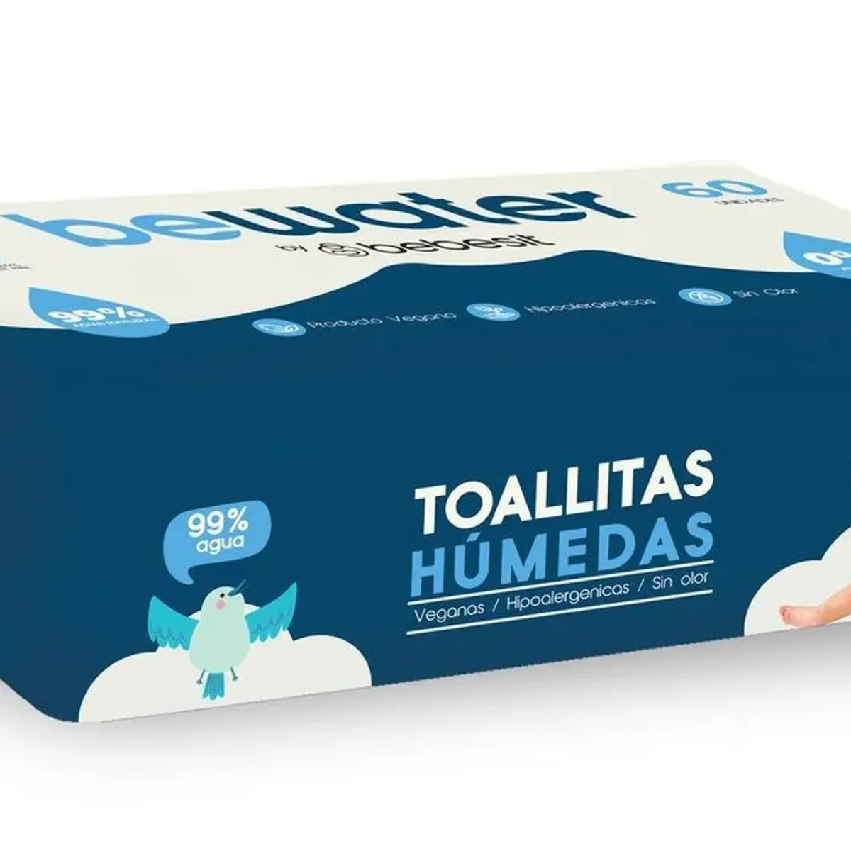 BEBESIT - Wipes Toallas Húmedas BeWater Bebesit - Caja 12x60 unidades