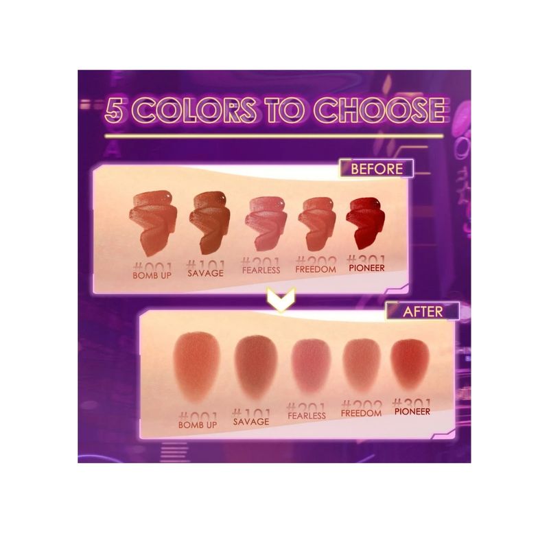 FOCALLURE - Tinta Airy Fit Matte Liquid Lip Tint 101 Savage Focallure