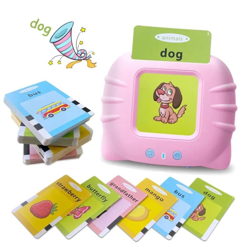 OEM - TARJETAS FLASH COGNITIVAS CON AUDIO INGLES ESPAÑOL