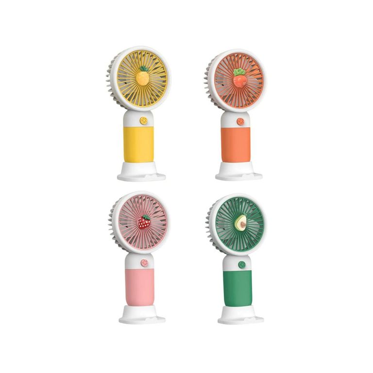 GENERICO Ventilador Vertical Portatil contorno de frutas mini