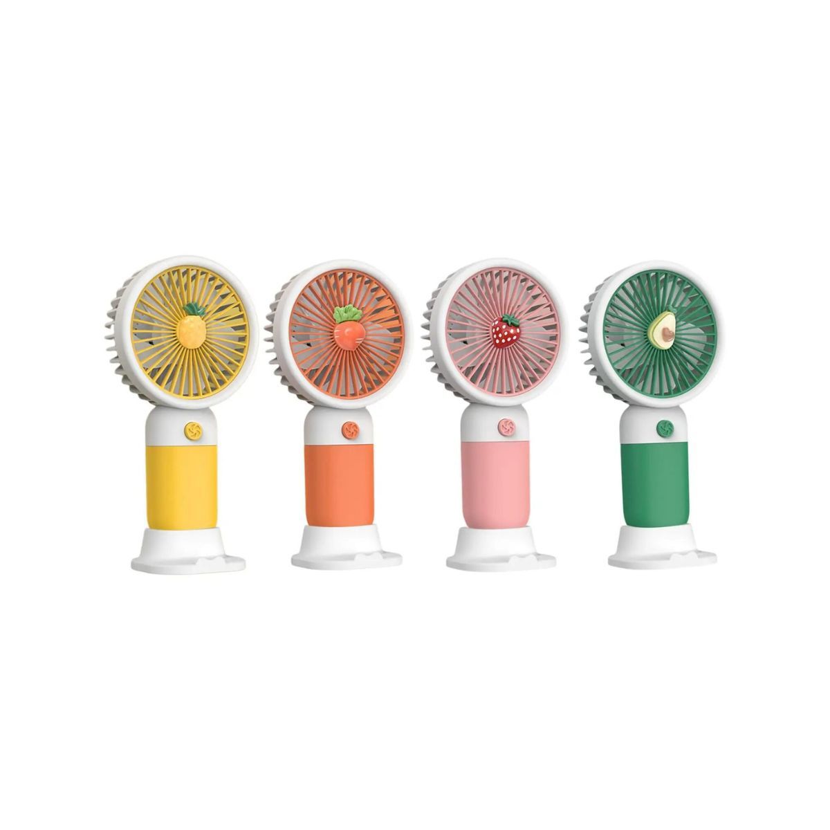GENERICO - Ventilador Vertical Portatil contorno de frutas mini