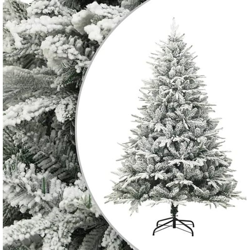 GENERICO - arbol verde nevado frondoso 210cm
