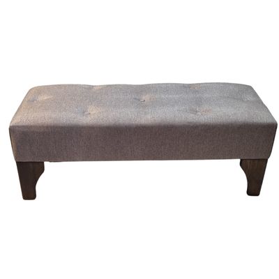 Imagen 2 del producto Banqueta Botone Canela Lino 100x40x40 Muebles Rimar