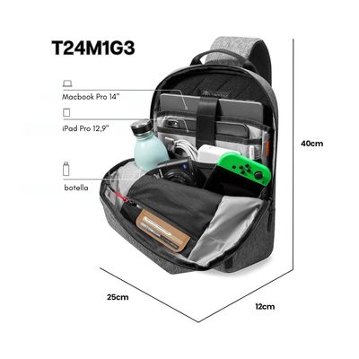Imagen 2 del producto Bolso Sling Navigator-T24 para MacBook Pro 14 - Gris