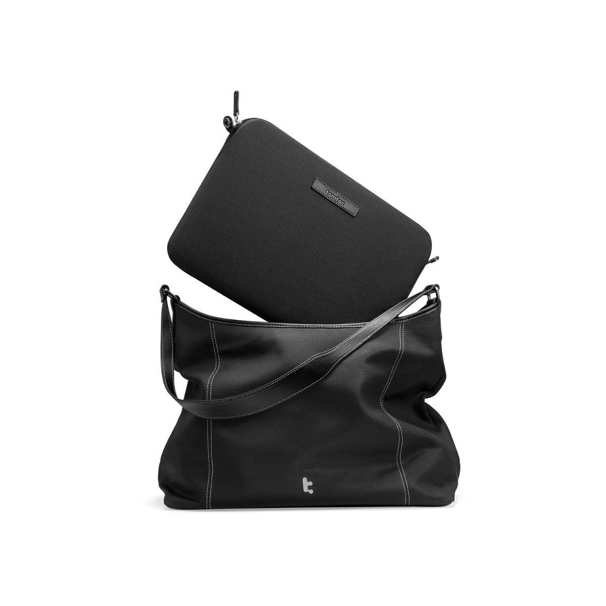 TOMTOC - Tomtoc Bolso Tote Versatile-T28  funda Notebook 14 - Negro