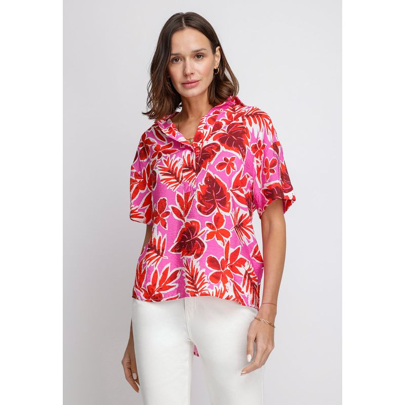 CANADIENNE - Blusa De Mujer Verbena Fucsia