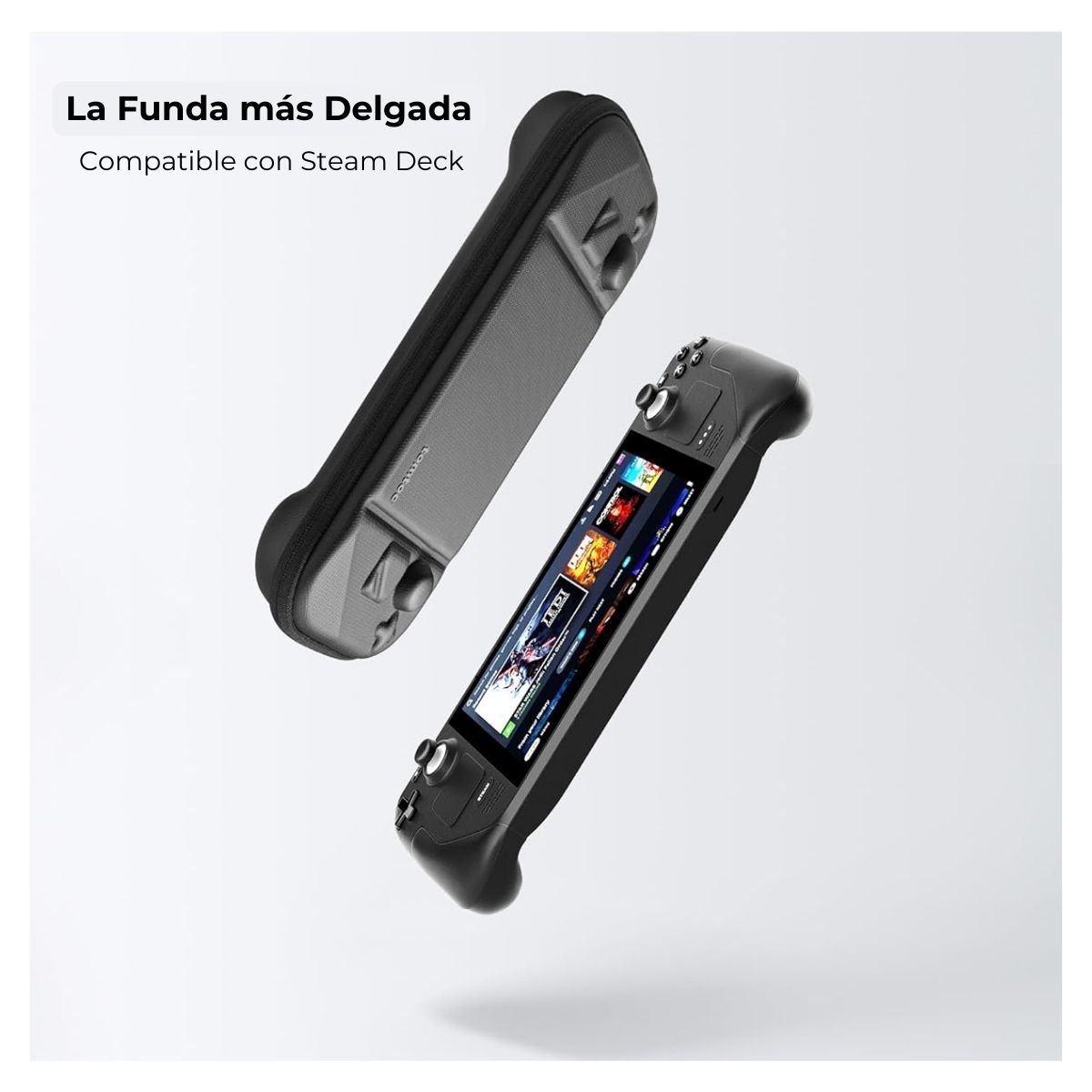 TOMTOC - Tomtoc Estuche FancyCase-G38 para Steam Deck - Negro