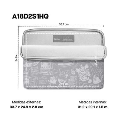 Imagen 2 del producto Funda Light-A18 OCHM para Macbook 14 - Gris