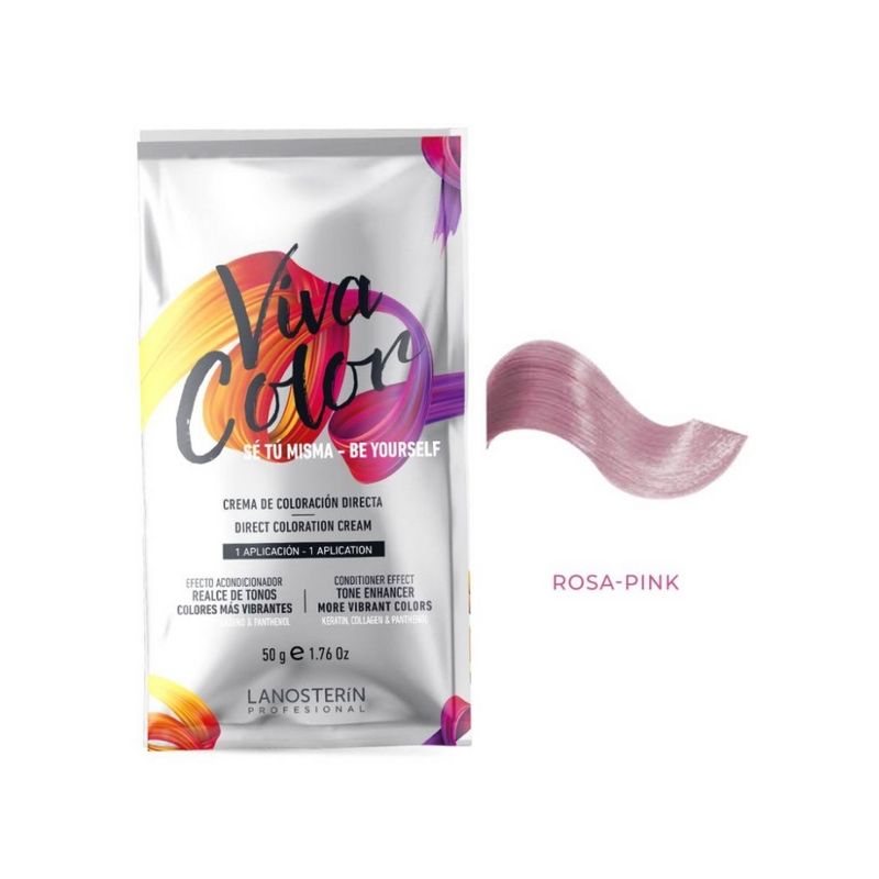 GENERICO - Crema de Coloración Viva Color 5000 Rosa 50g