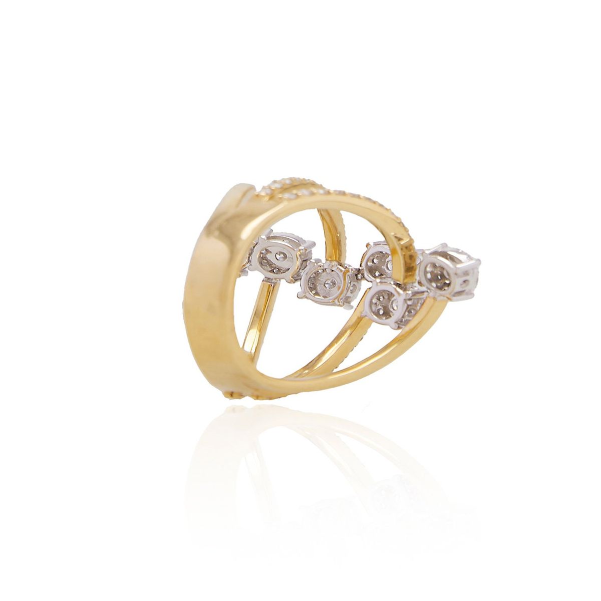 JB JOYAS BARON - Anillo Oro Amarillo 18kt Diamantes 1,3 Qts - Danielle Costantini
