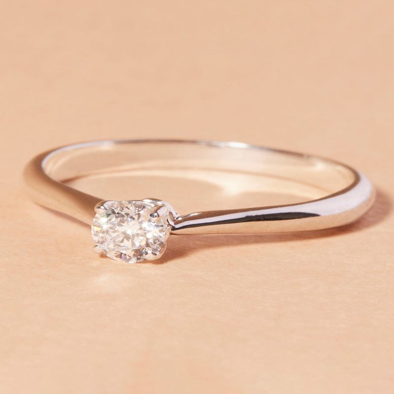 JB JOYAS BARON - Anillo Oro Amarillo 18kt Diamantes 1X31 Pts - Danielle Costantini