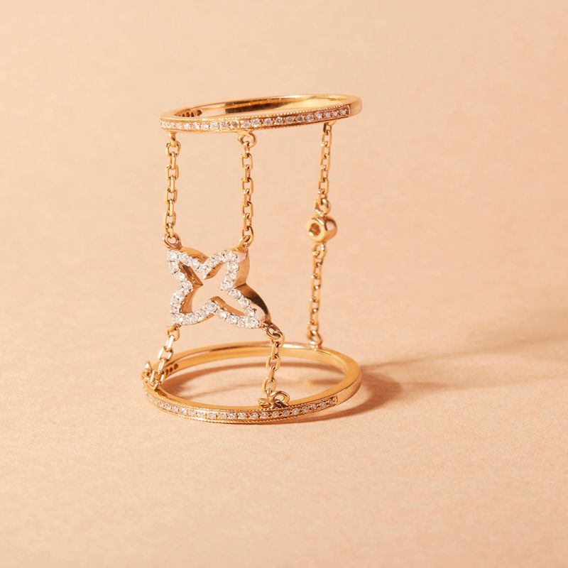 JB JOYAS BARON - Anillo Oro Amarillo 18kt Diamantes 40 Pts - Danielle Costantini