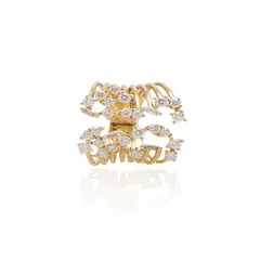 JB JOYAS BARON - Anillo Oro Amarillo 18kt Diamantes 99Pts - Danielle Costantini
