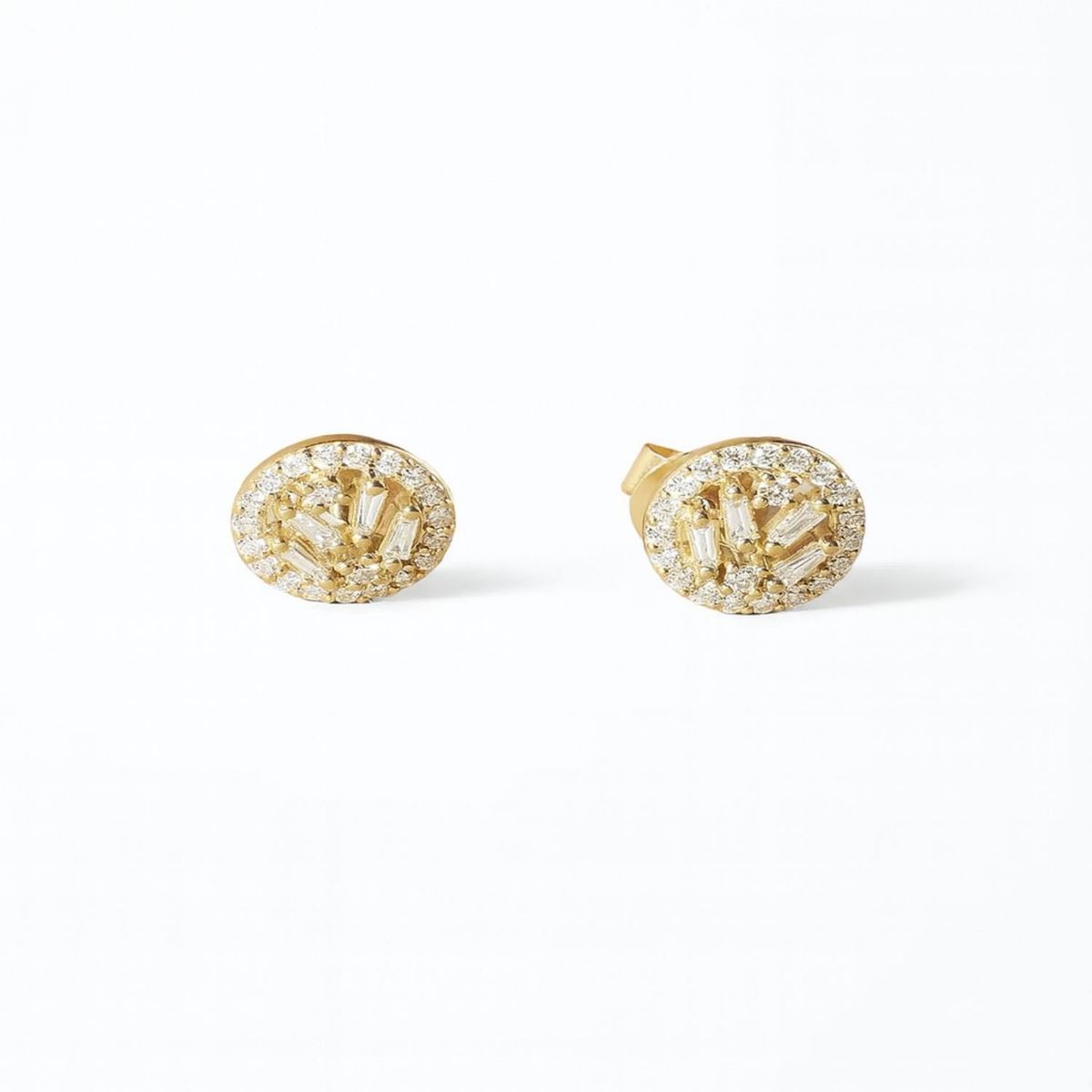 JB JOYAS BARON - Aros de Oro 18kt Diamantes 31 Pts - Danielle Costantini