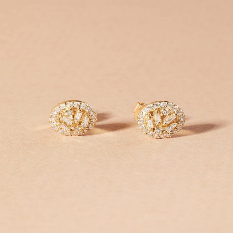 JB JOYAS BARON - Aros de Oro 18kt Diamantes 31 Pts - Danielle Costantini