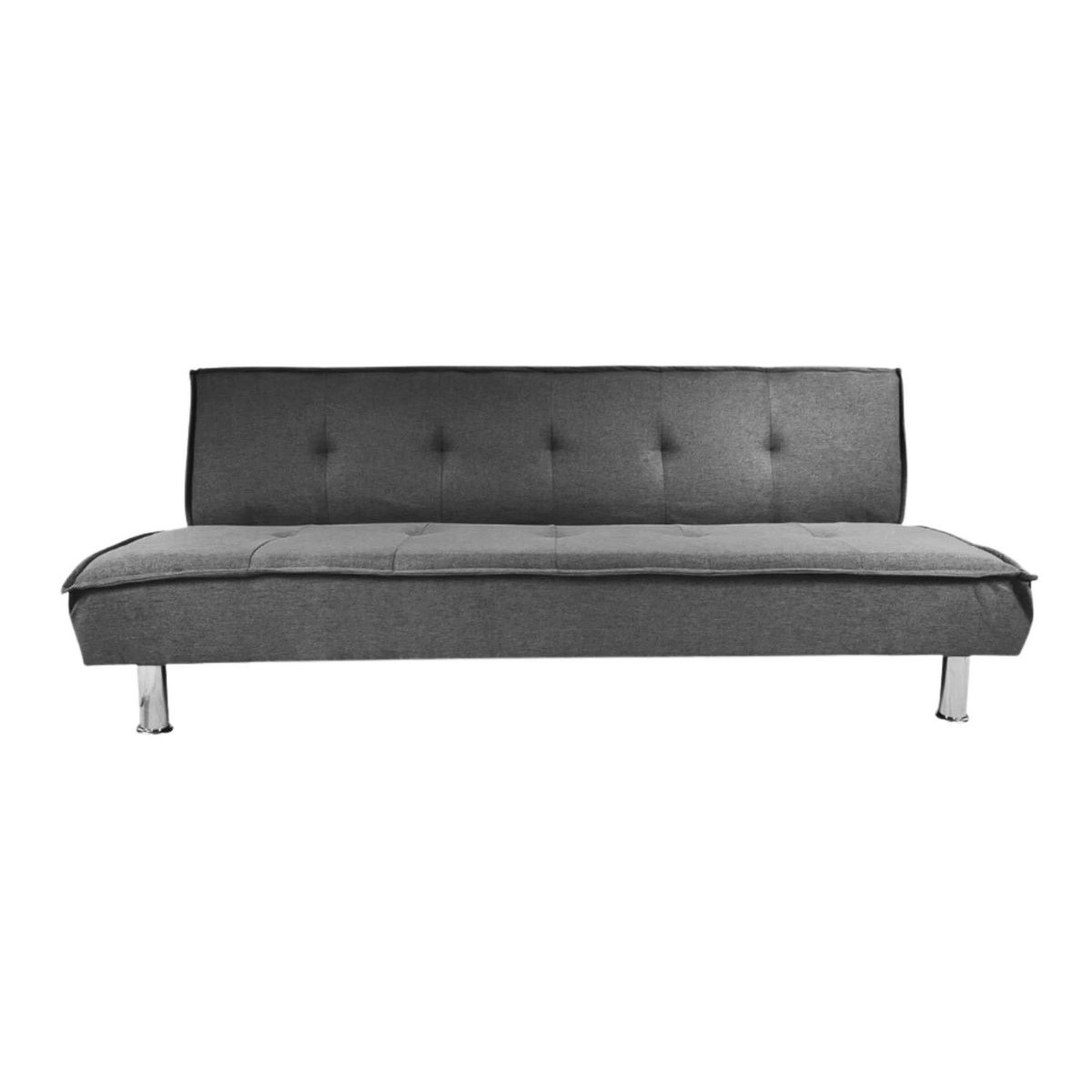 IMPORTCLICK - Futón Sofá Cama Ajustable 170x50x40 CM Gris - Gris