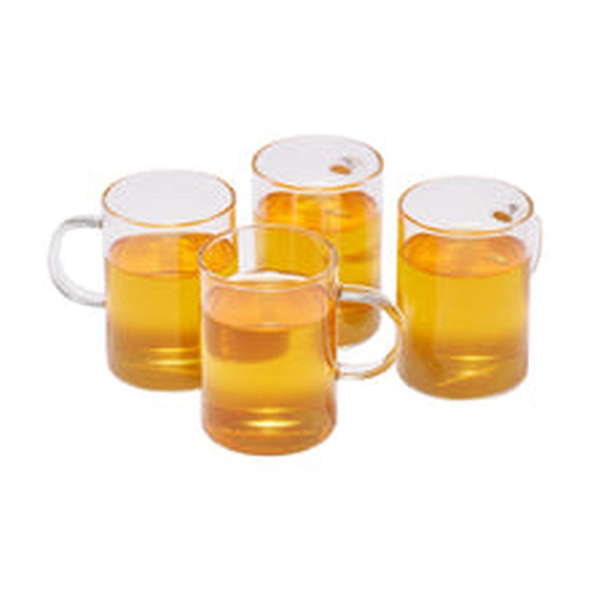 ADAGIO TEAS - Pack 4 Tazas de Vidrio 250 ml
