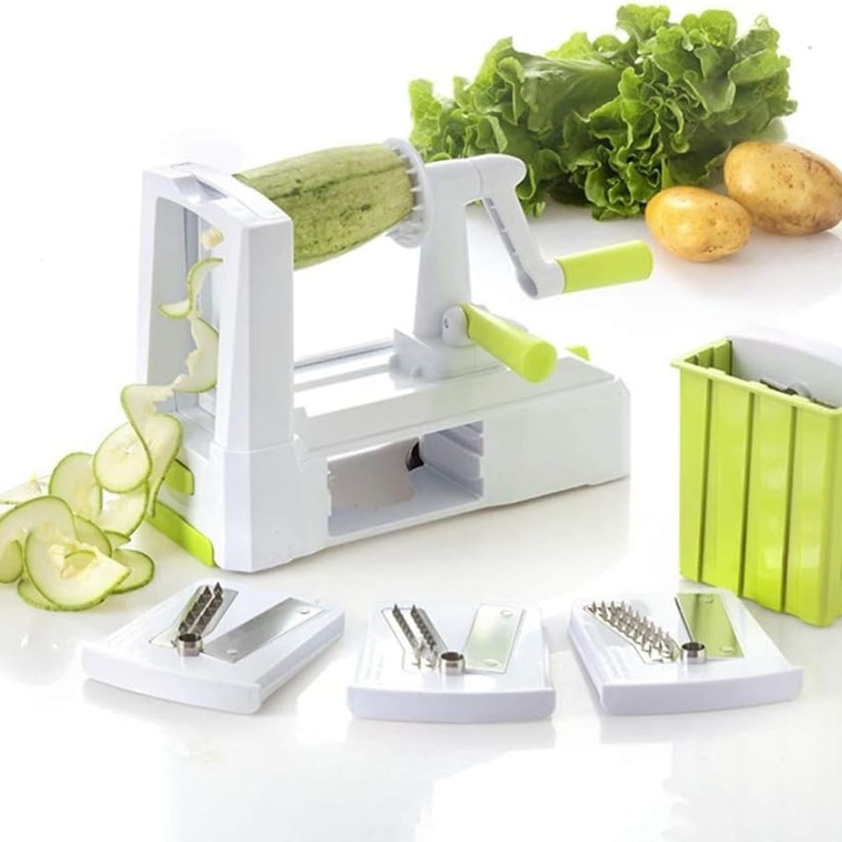 GENERICO - Rebanador En Esperial De Verduras 5 Cuchillas