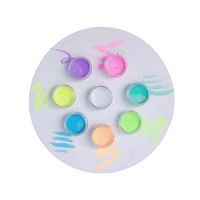 Set 8 Delineadores Pasteles Brillan Con Luz Uv