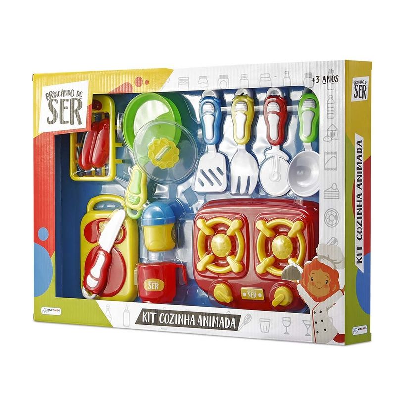 MULTILASER - Jugando a Ser Cocina Animada Multikids BR955