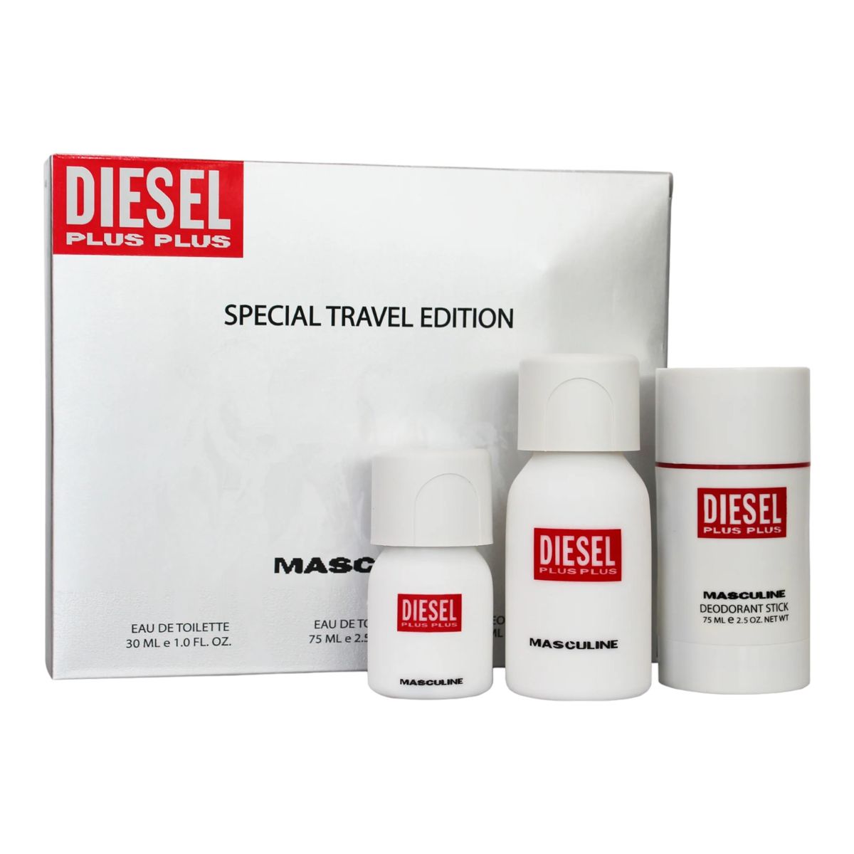 DIESEL - Estuche Diesel Plus Plus Hombre 75ml 35ml 75ml Deodorant