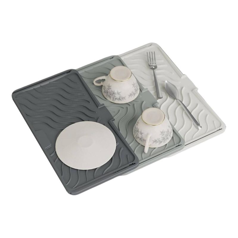 GENERICO - Escurridor Extensible De Plástico Tapete Plegable