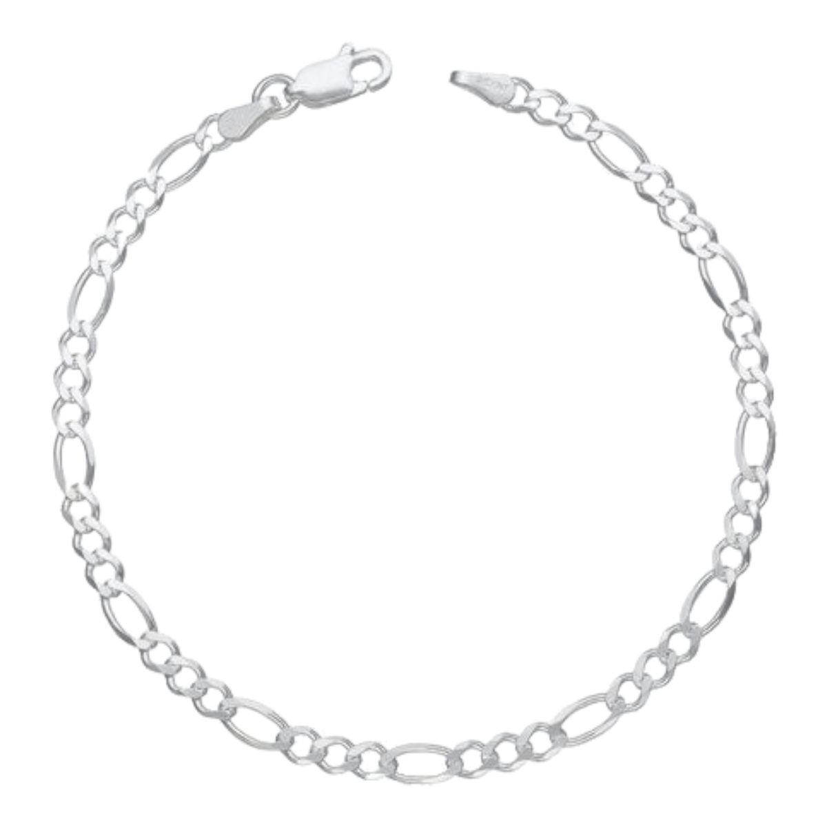 GENERICO - Pulsera cartier 19 cm de plata 925 4mm de ancho