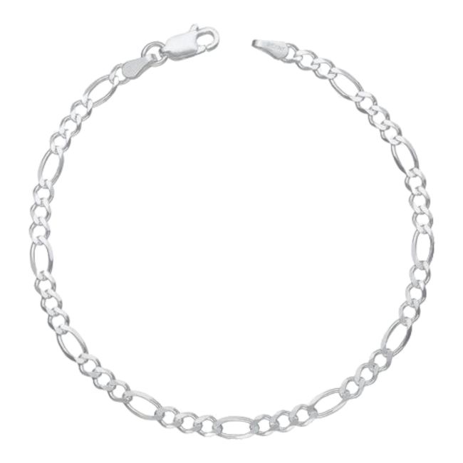GENERICO - Pulsera cartier 19 cm de plata 925 4mm de ancho