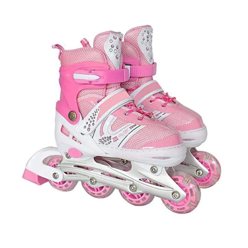 GENERICO - Patines Lineales rosa talla S 30 AL 33