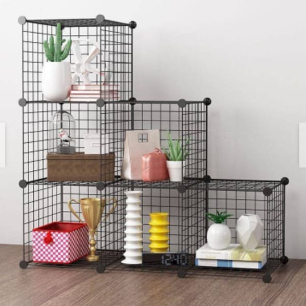 ANGELES DEL HOGAR - ORGANIZADOR ESTANTE METÁLICO