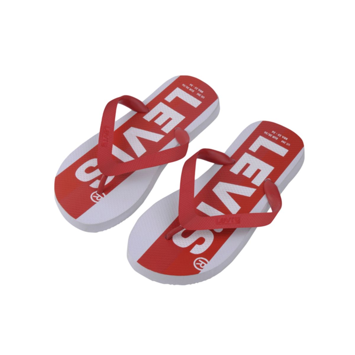 LEVIS - Sandalias Hombre Rojo Levis