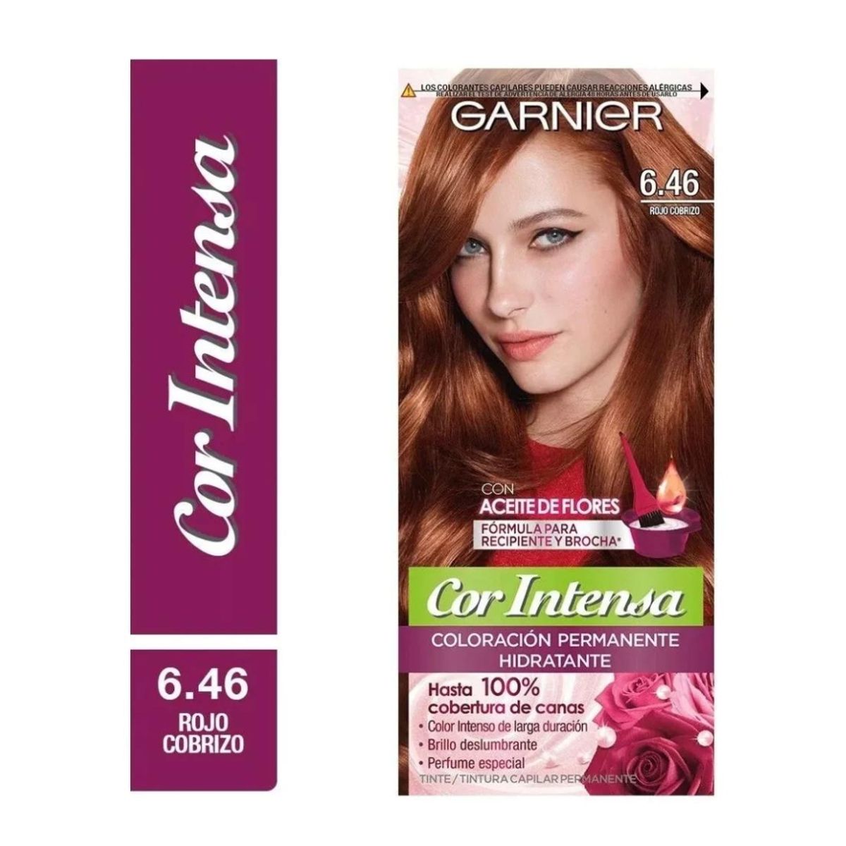 GARNIER - Tinte Cor Intensa 6.46 Rojo Cobrizo Garnier