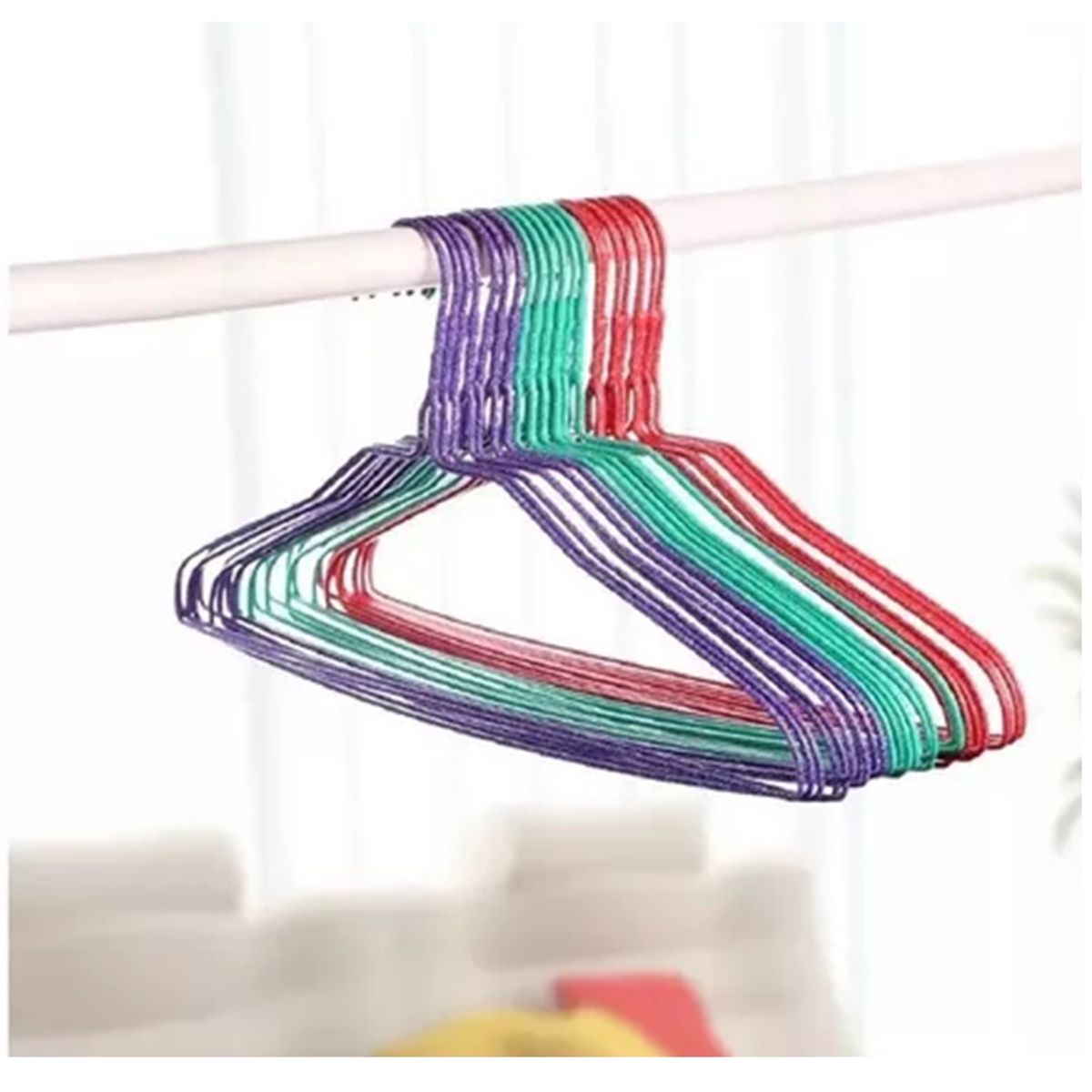 GENERICO - Ganchos Colgadores De Ropa Antideslizante 20 Unidades Percha