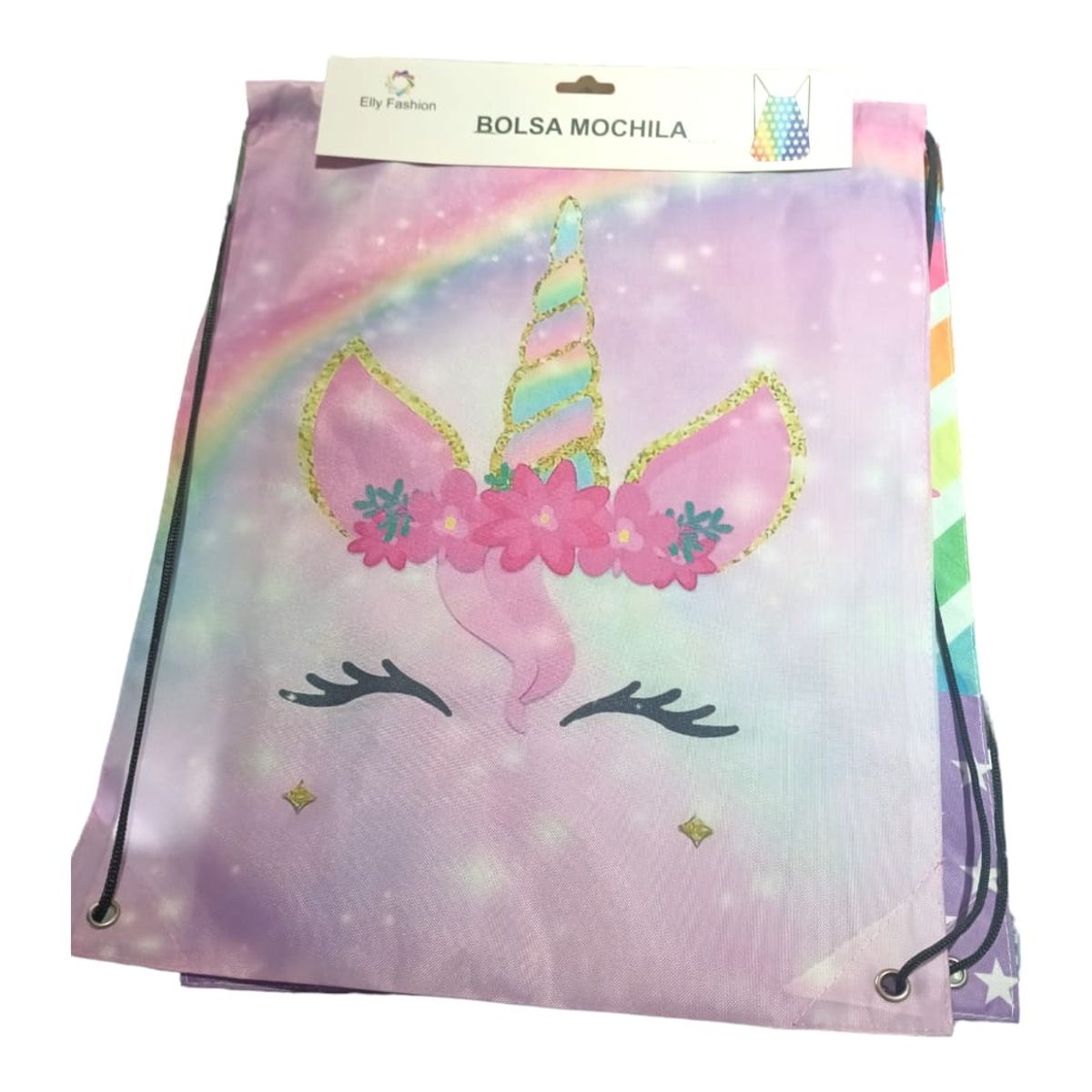 GENERICO - BOLSA MOCHILA UNICORNIO