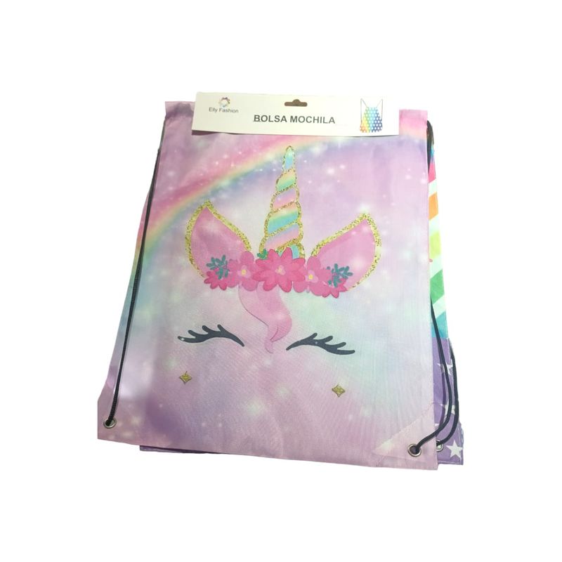 GENERICO - BOLSA MOCHILA UNICORNIO